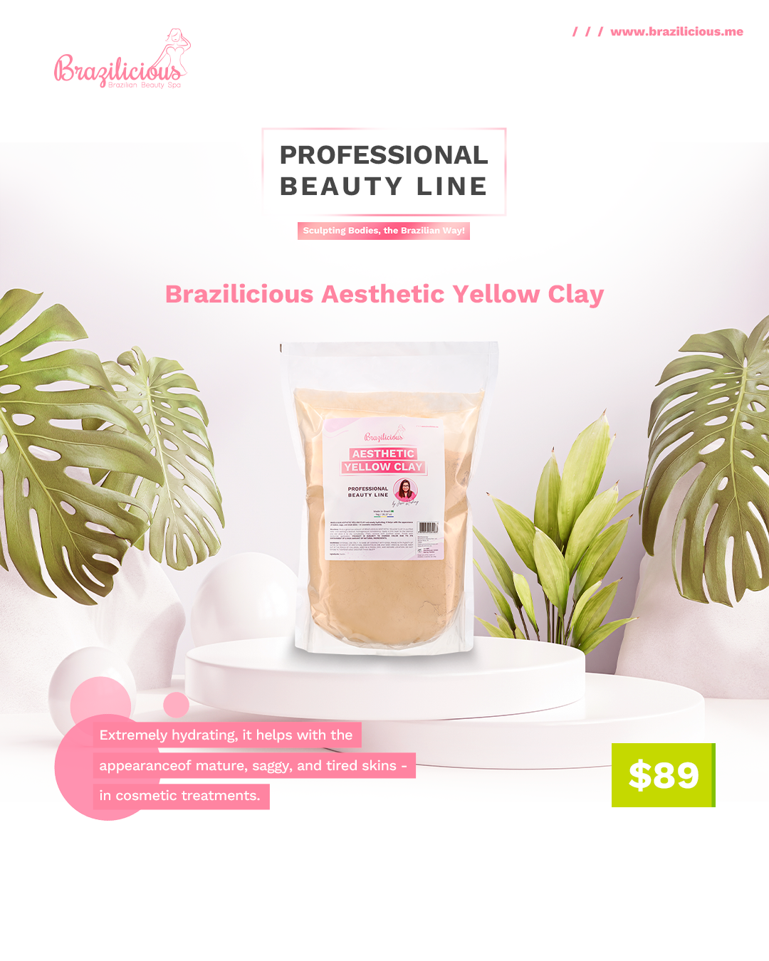 Brazilicious Aesthetic Yellow Clay